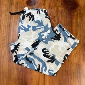 Vintage Y2K Columbia Baggy Cargo Men's Pants XL Camo Cotton Relaxed Fit H12